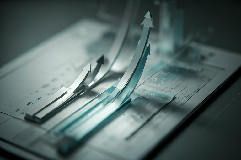 Abstract illustration of digital banking application rankings showing competitive performance.