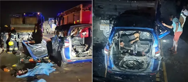 Source image accompanying Four Dead, Three Critical in Collision on Linden-Soesdyke Highway Involving GDF Fuel Truck