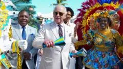 Source image accompanying King Charles III Dances in Nassau Parade with Officials