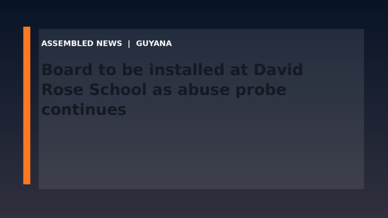 Draft: Board to be installed at David Rose School as abuse probe continues