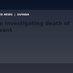 Draft: Police investigating death of Sergeant
