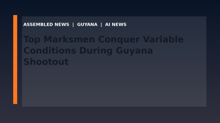 Top Marksmen Conquer Variable Conditions During Guyana Shootout