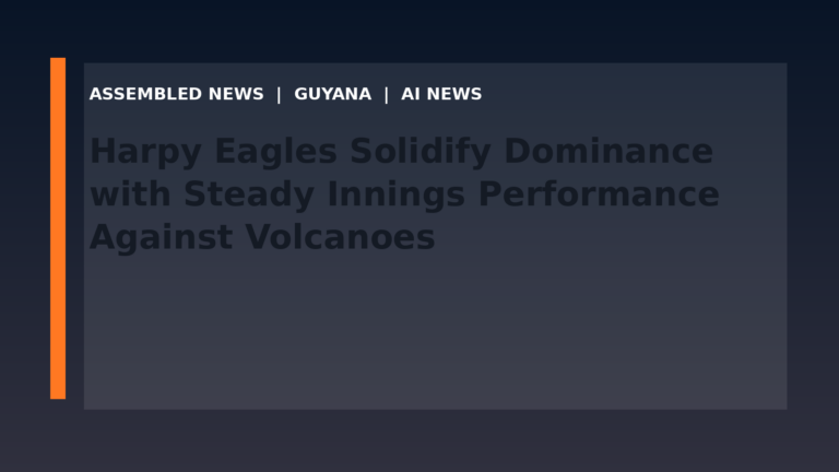 Harpy Eagles Solidify Dominance with Steady Innings Performance Against Volcanoes