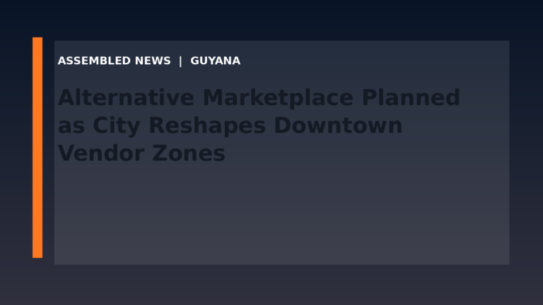 Alternative Marketplace Planned as City Reshapes Downtown Vendor Zones
