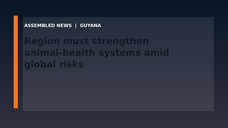 Region must strengthen animal-health systems amid global risks