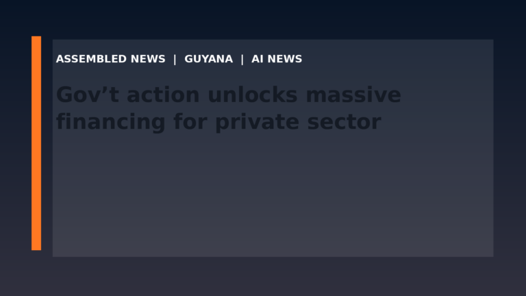 Gov’t action unlocks massive financing for private sector