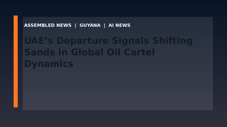 UAE’s Departure Signals Shifting Sands in Global Oil Cartel Dynamics