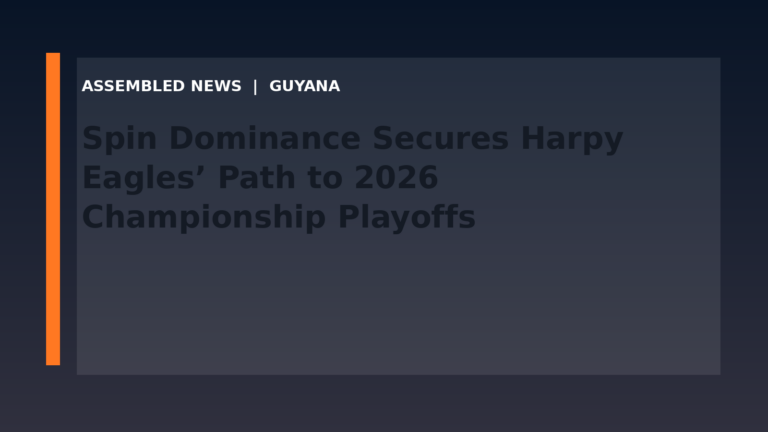 Spin Dominance Secures Harpy Eagles’ Path to 2026 Championship Playoffs