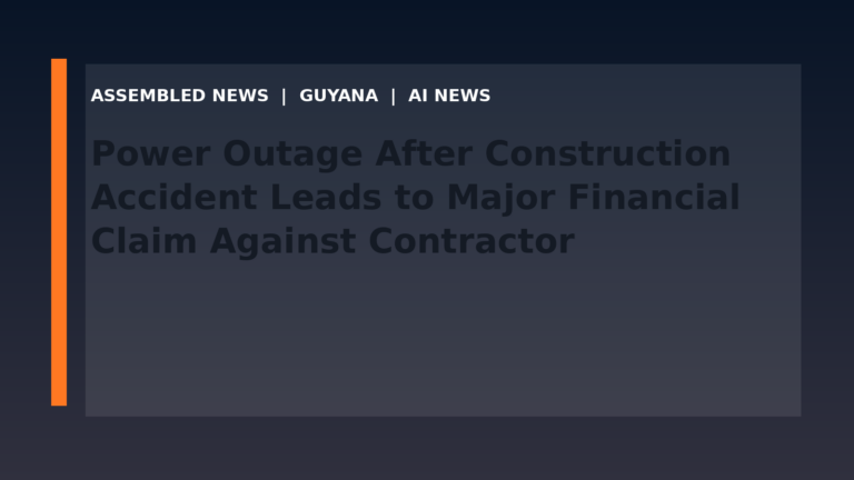 Power Outage After Construction Accident Leads to Major Financial Claim Against Contractor