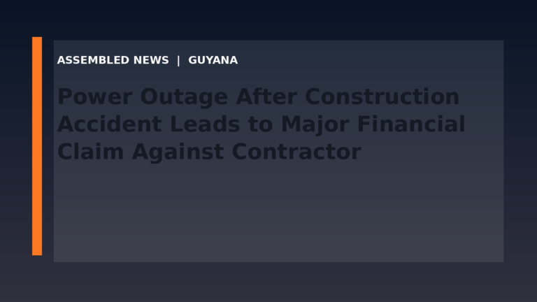 Power Outage After Construction Accident Leads to Major Financial Claim Against Contractor