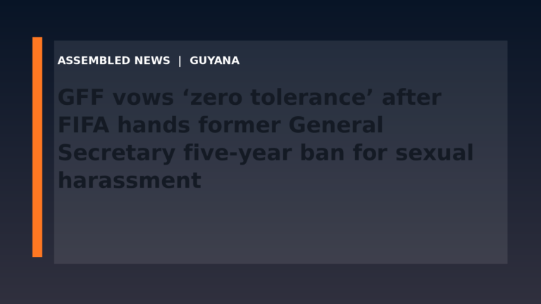 GFF vows ‘zero tolerance’ after FIFA hands former General Secretary five-year ban for sexual harassment