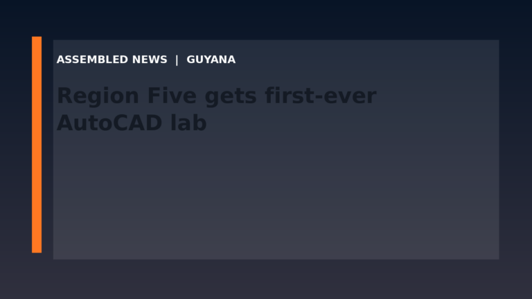 Region Five gets first-ever AutoCAD lab