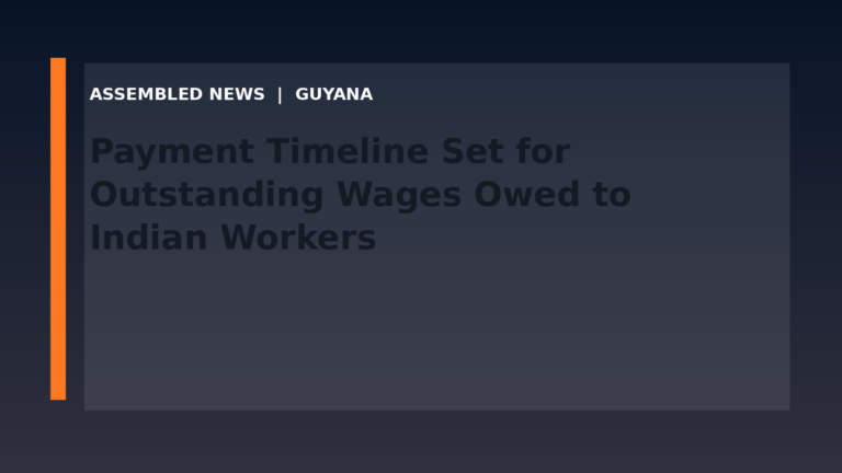 Payment Timeline Set for Outstanding Wages Owed to Indian Workers