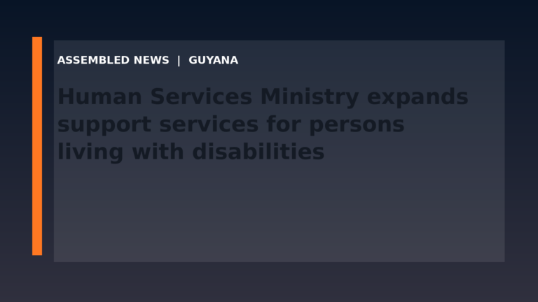 Draft: Human Services Ministry expands support services for persons living with disabilities