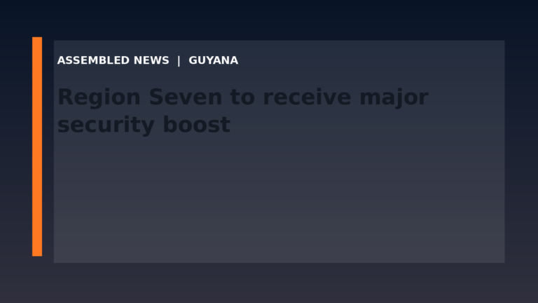 Draft: Region Seven to receive major security boost