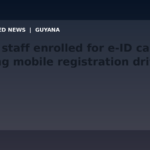 Draft: GBTI staff enrolled for e-ID cards during mobile registration drive