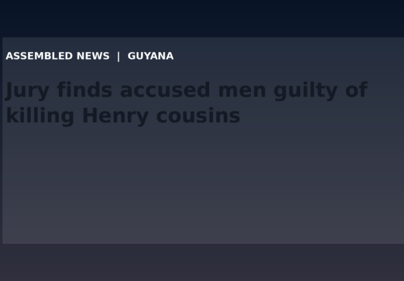 Draft: Jury finds accused men guilty of killing Henry cousins