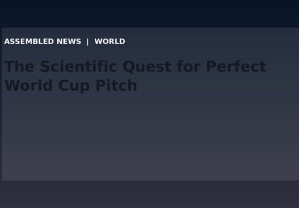 Draft: The Scientific Quest for Perfect World Cup Pitch