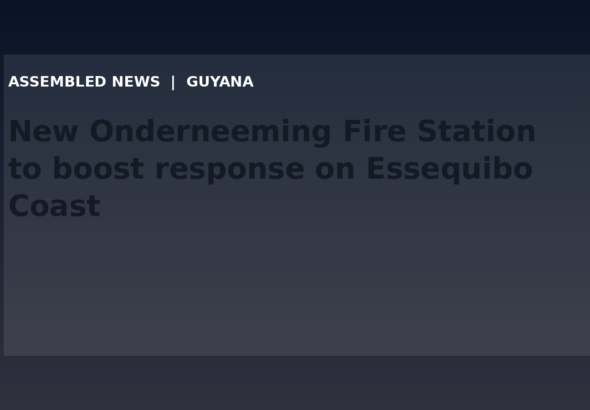 Draft: New Onderneeming Fire Station to boost response on Essequibo Coast