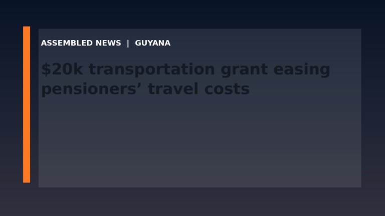 Draft: $20k transportation grant easing pensioners’ travel costs