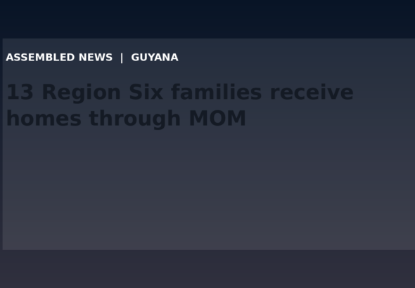 Draft: 13 Region Six families receive homes through MOM